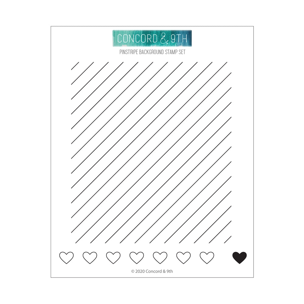 Pinstripe Background Stamp Set