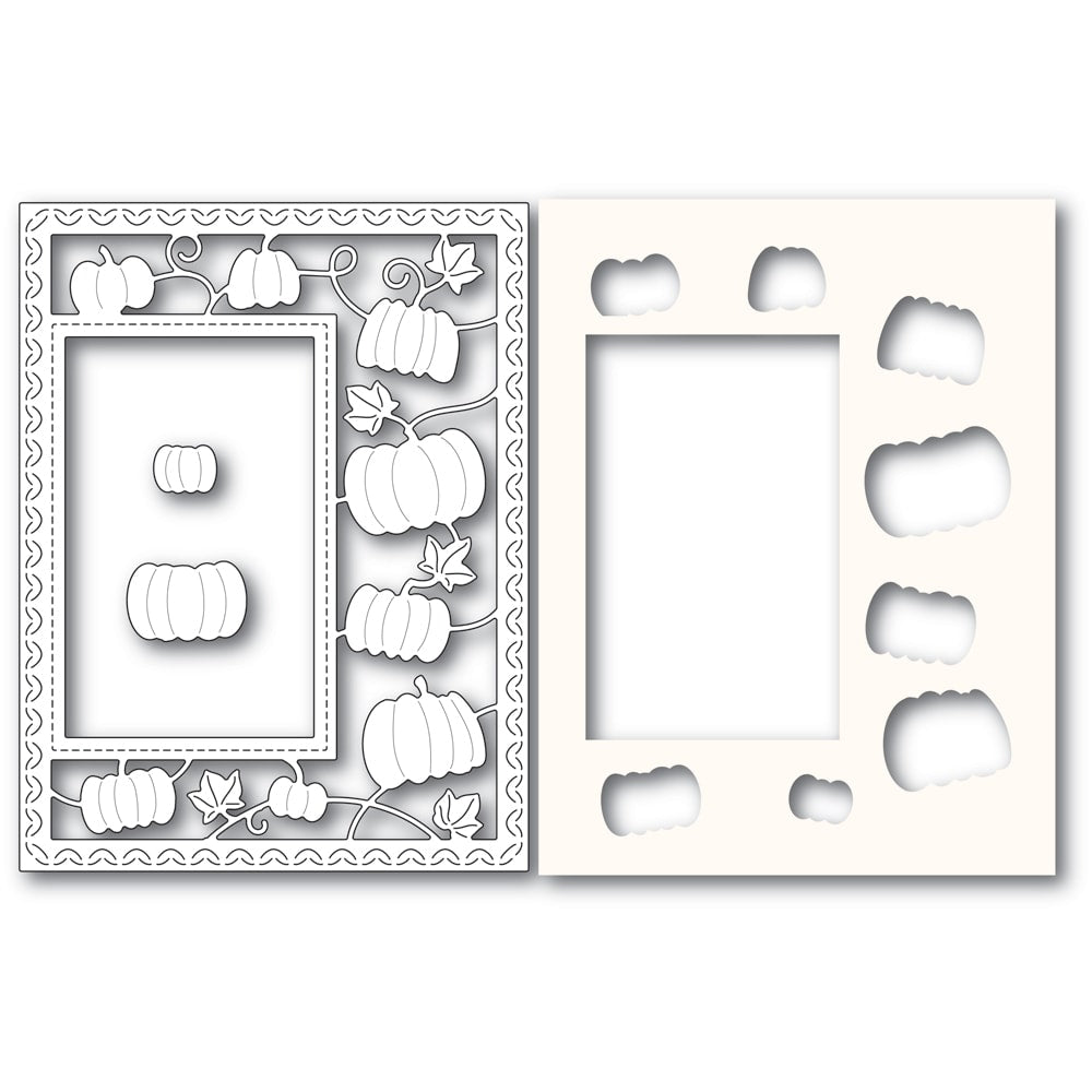 Pumpkin Patch Sidekick Frame and Stencil Carft Die