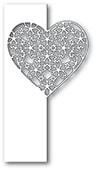 Floral Lace Heart Split Border Craft Die