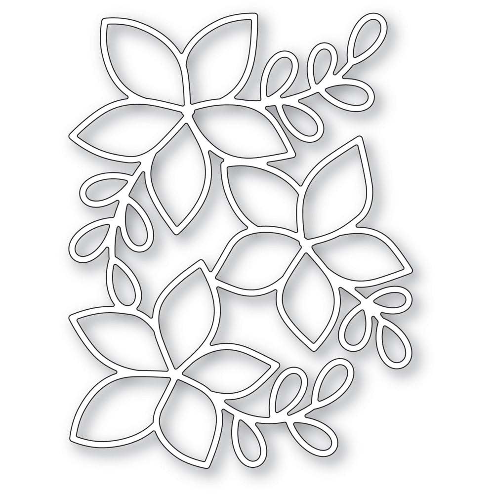 Poinsettia Background Craft Die