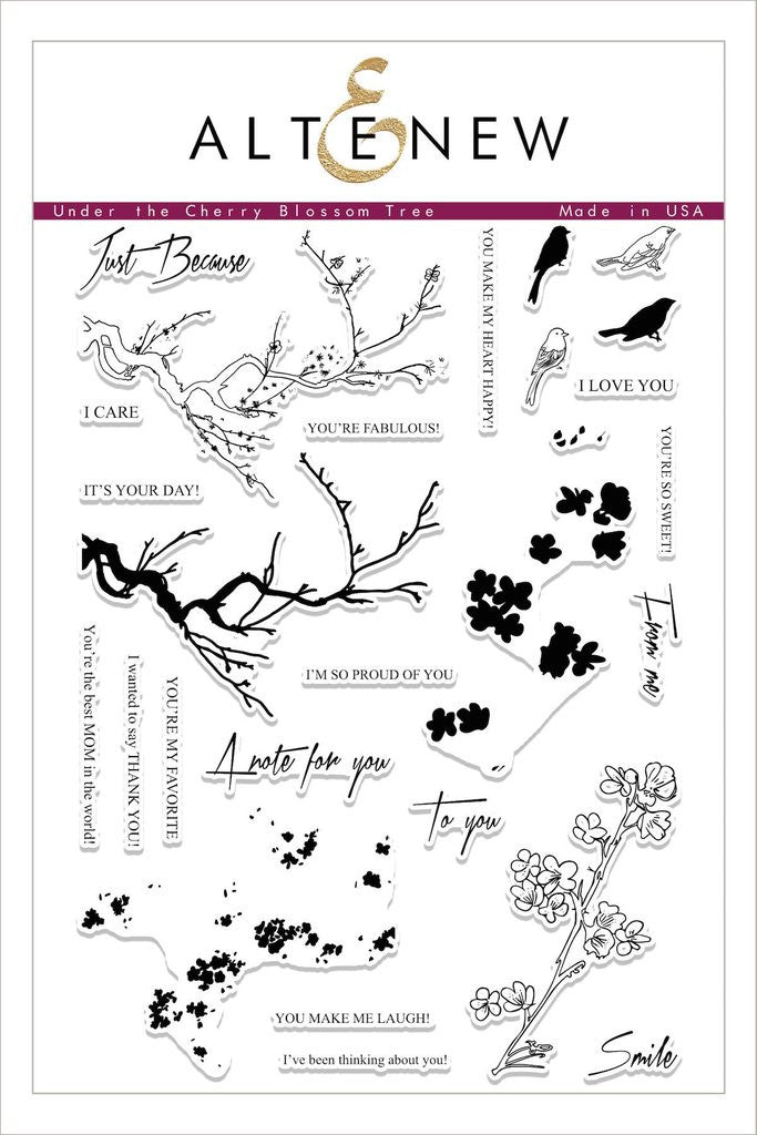 Under the Cherry Blossom Tree Stamp Set