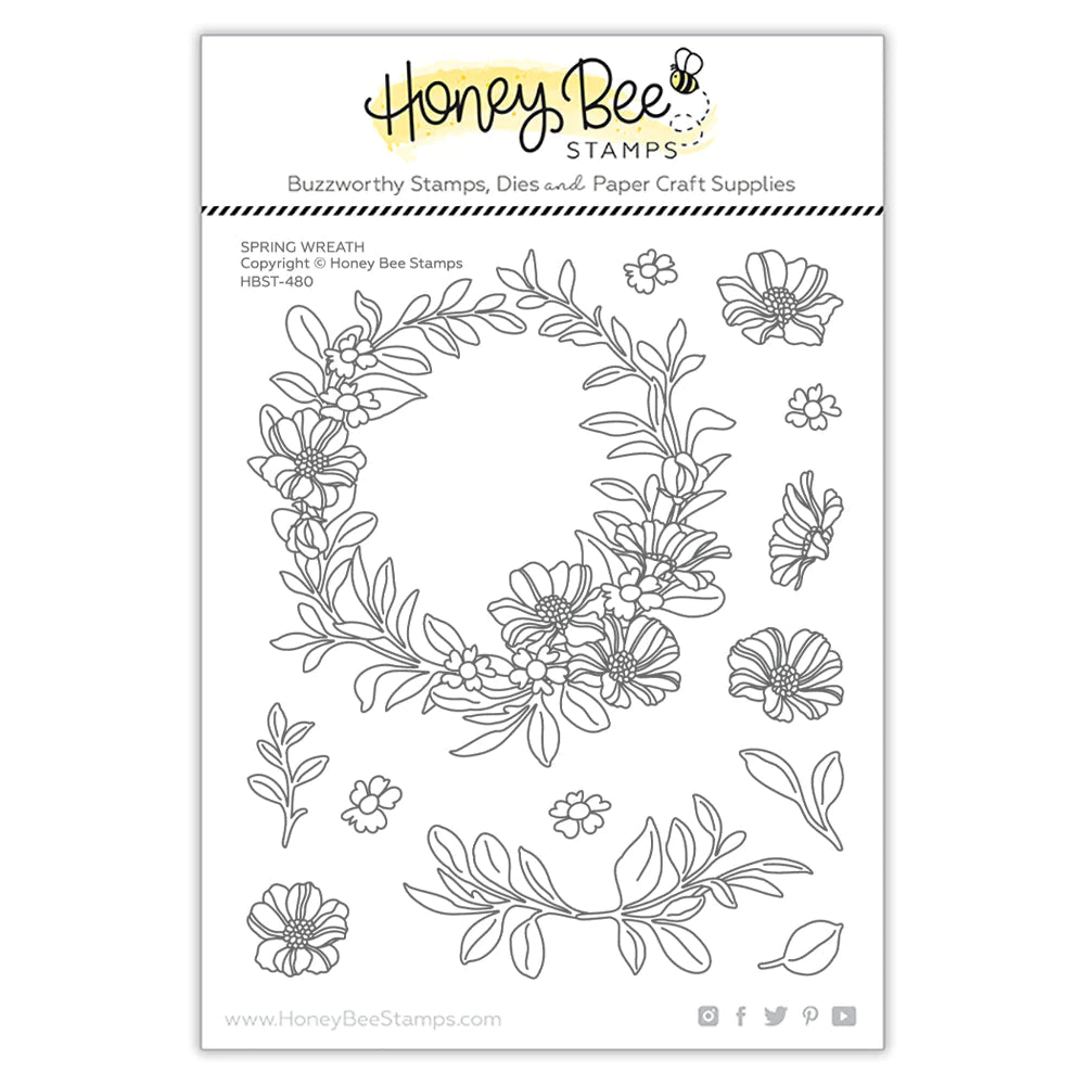 Spring Wreath - 5x6 Stamp Set