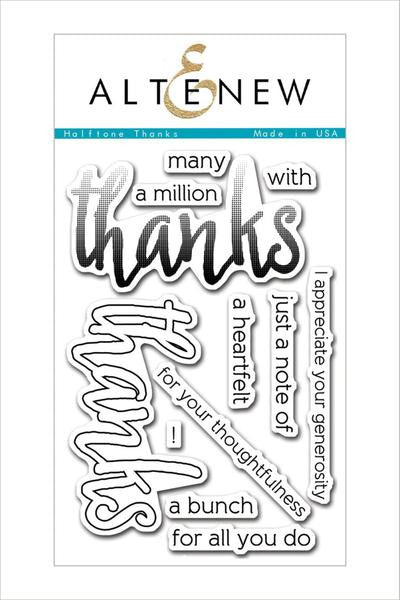 Halftone Thanks Stamp Set