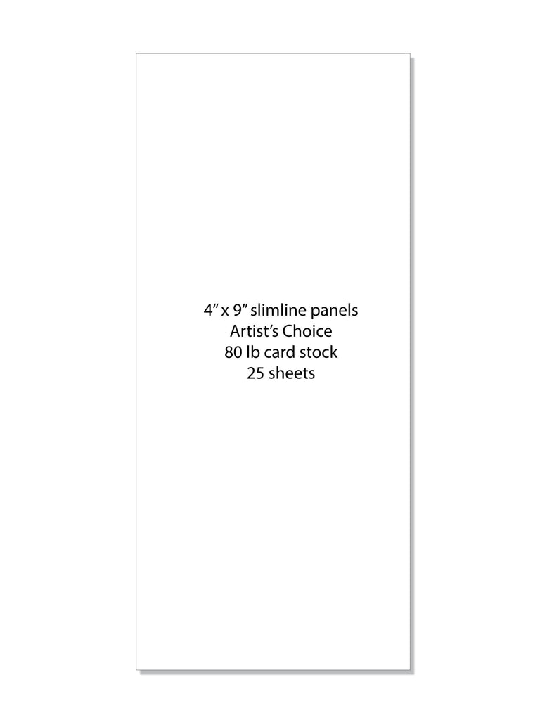 Artist Choice Layering Weight  Slimline Panel 4 x 9