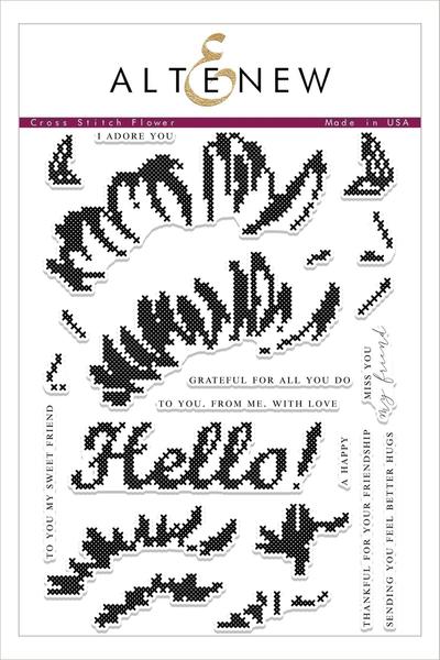 Cross Stitch Flower Stamp Set - RETIRING