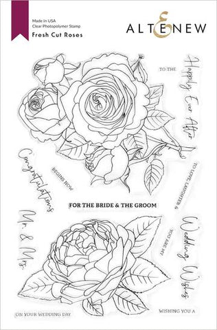 Fresh Cut Roses Stamp Set