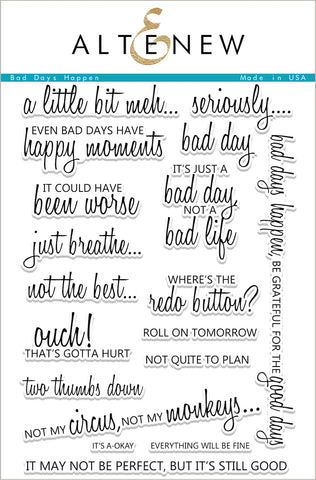 Bad Days Happen Stamp Set