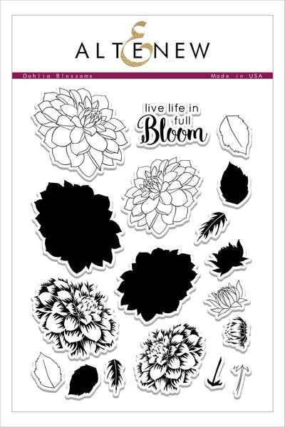 Dahlia Blossoms Stamp Set - RETIRING
