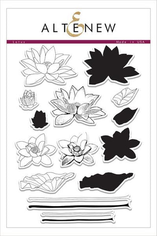 Lotus Stamp Set