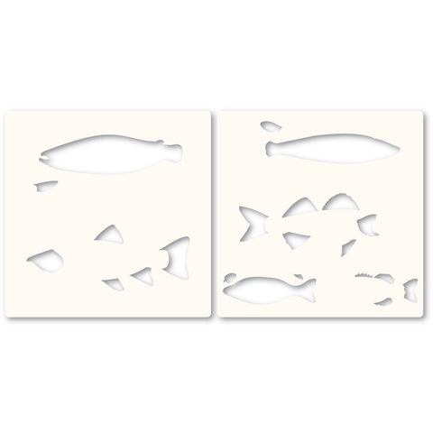 Freshwater Fish Stencil Set