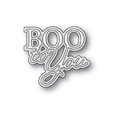 Boo Posh Script Craft Die