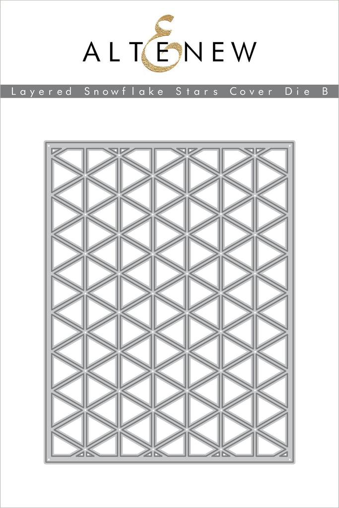 Layered Snowflake Stars Cover Die B