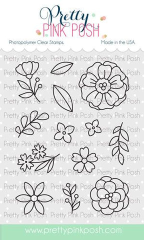 Spring Flowers Stamp Set