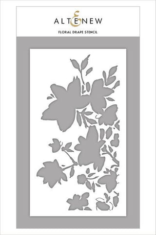 Floral Drape Stencil 