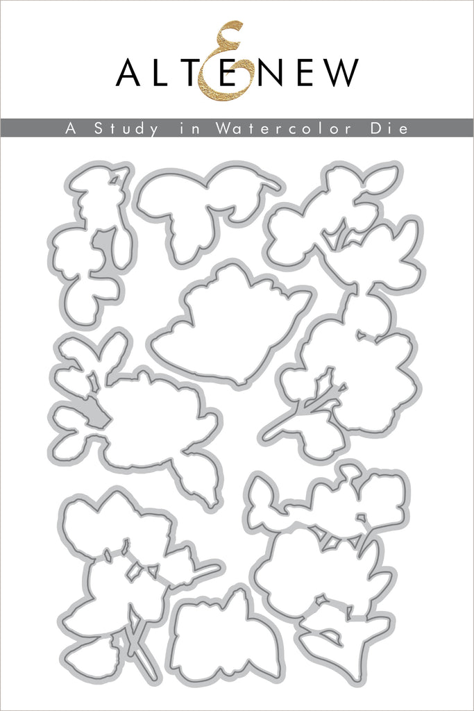 A Study in Watercolor Die Set - RETIRING