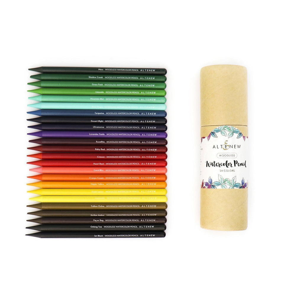 Woodless Watercolor Pencil 24 Set