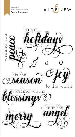 Warm Blessings Stamp Set