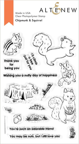 Chipmunk & Squirrel Stamp Set - RETIRING