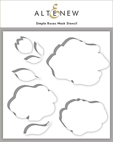 Simple Roses Mask Stencil - RETIRING
