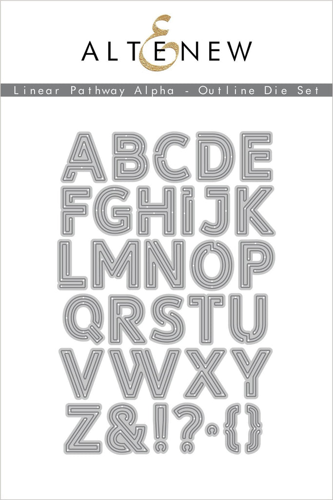 Linear Pathway Alpha - Outline Die Set