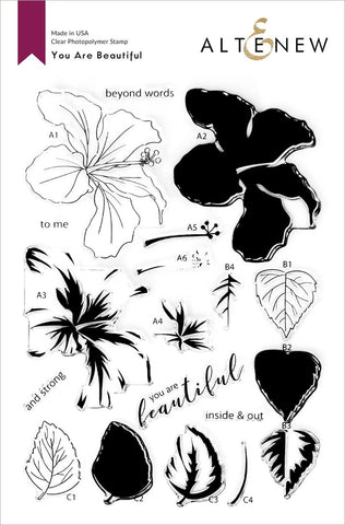 You Are Beautiful Stamp Set