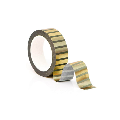 Elegant Foil Stripe Washi Tape*