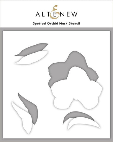 Spotted Orchid Mask Stencil