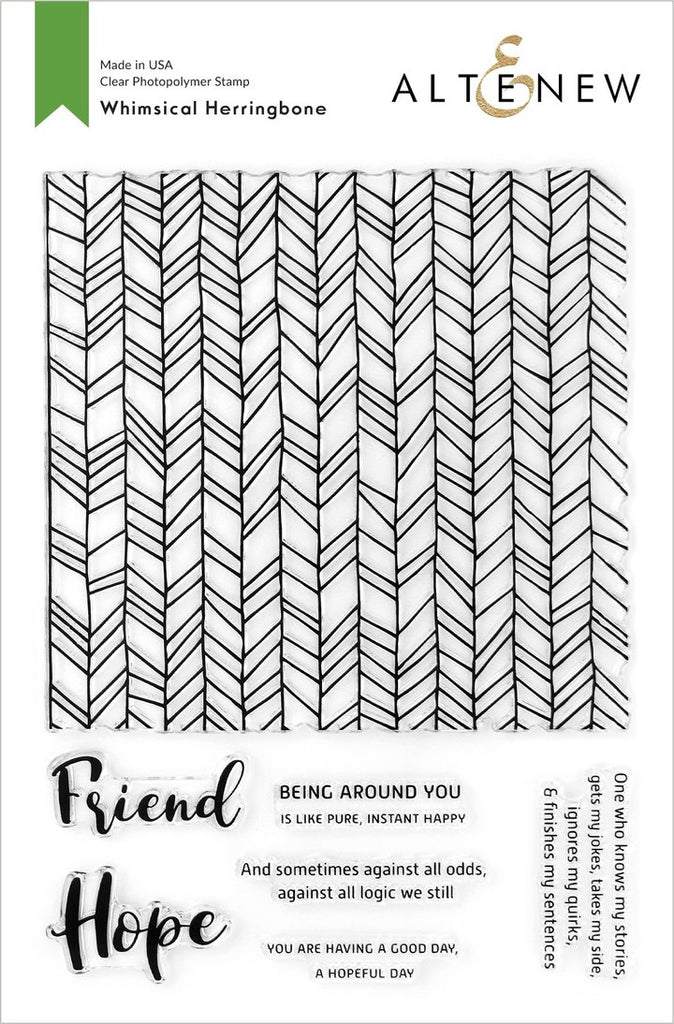 Whimsical Herringbone Stamp Set