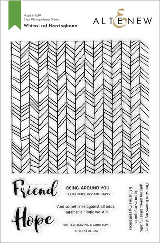 Whimsical Herringbone Stamp Set