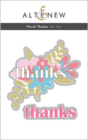Floral Thanks Die Set