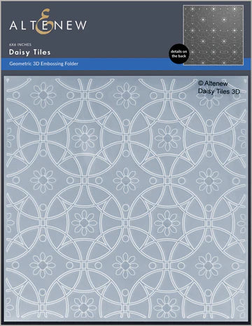 Daisy Tiles 3D Embossing Folder