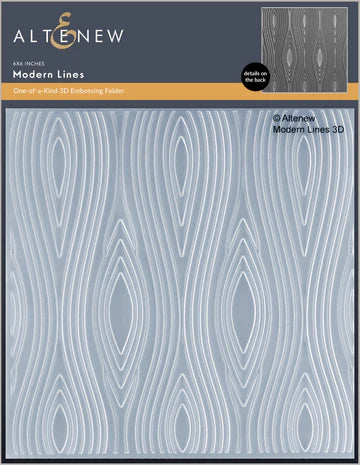 Modern Lines 3D Embossing Folder