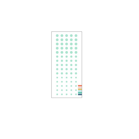 ENAMEL DOTS - Aqua Sky