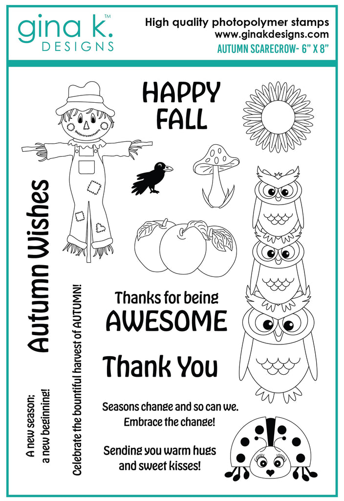 Autumn Scarecrow Stamp Set