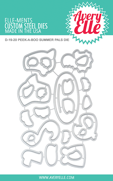 Die: Peek-a-Boo Summer Pals Elle-ments