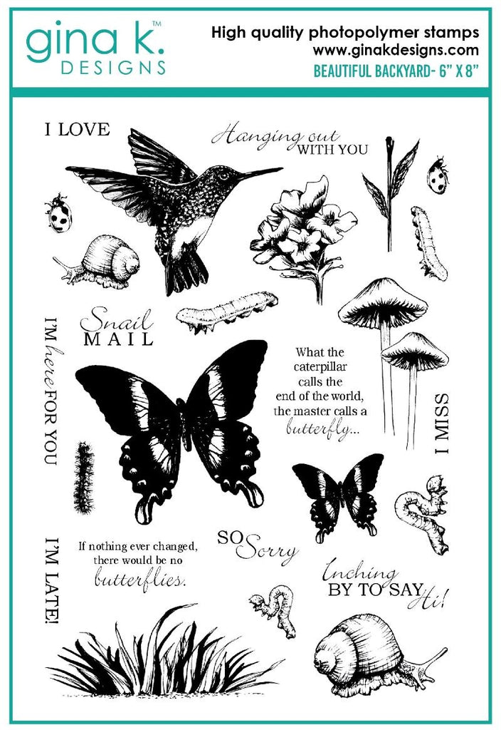 Beautiful Backyard Stamp Set