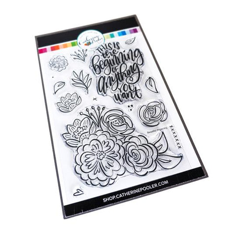 Beautiful Beginning Floral Stamp Set