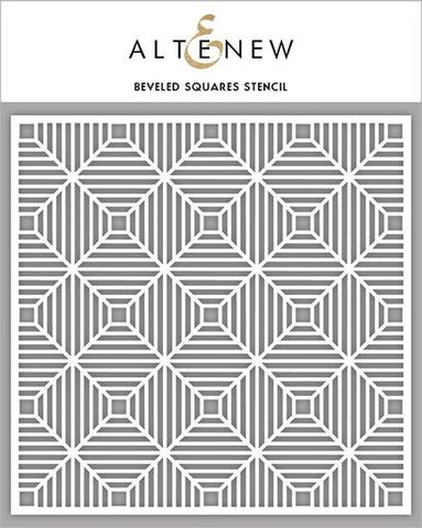 Beveled Squares Stencil