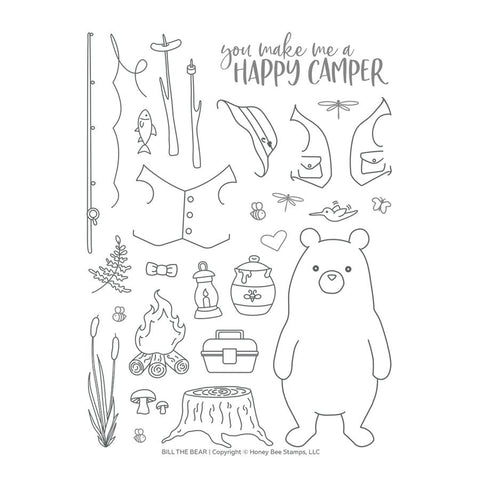 Bill The Bear Stamp Set