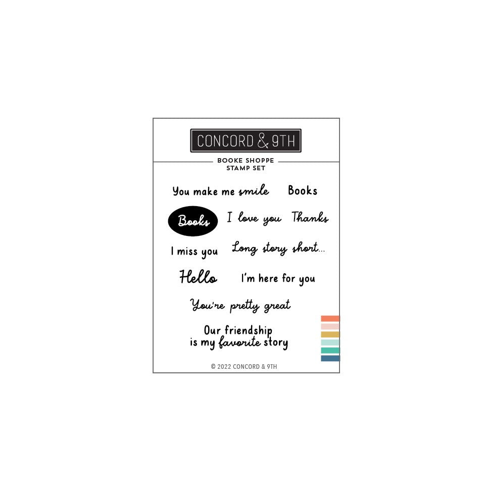 Book Shoppe Stamp Set 3 x 4