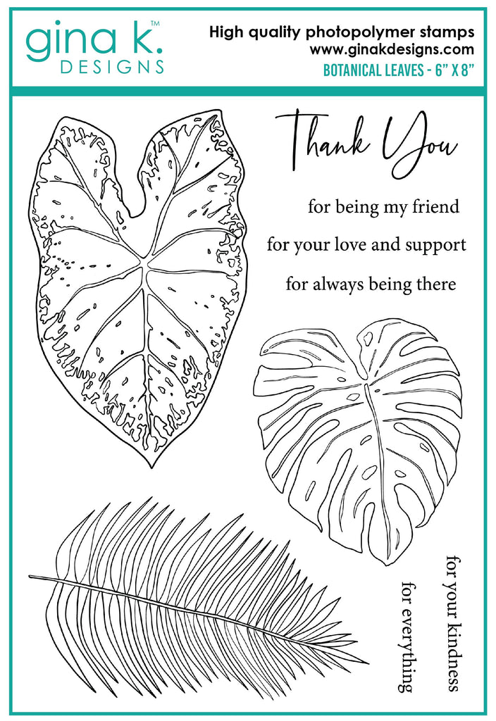 Botanical Leaves Stamp Set