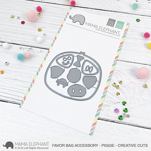 Favor Bag Accessory -  Piggie Creative Cuts