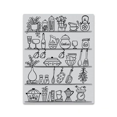 Kitchen Shelf Background