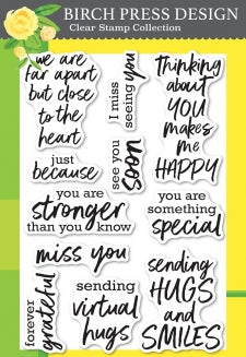 Brush Sentiments Clear Stamp Set