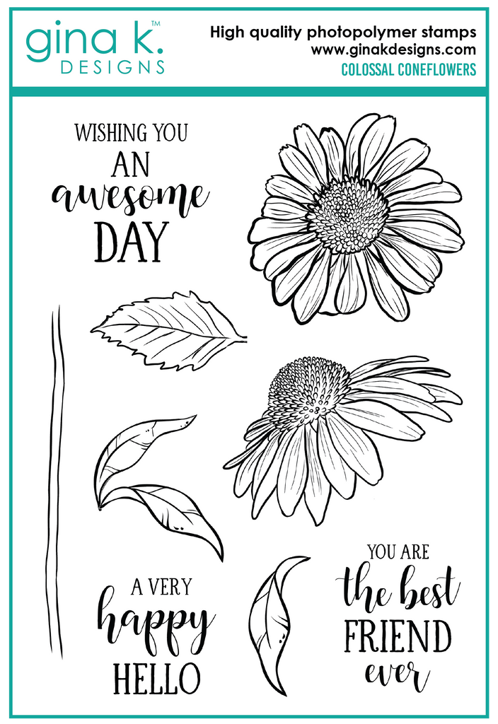 Colossal Coneflowers Stamp Set Stamp Set