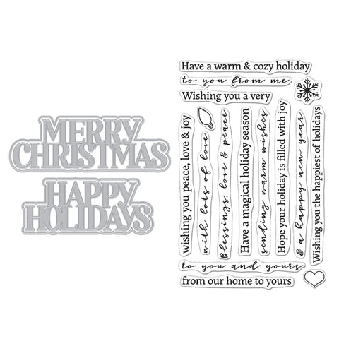 Christmas Holidays Stamp & Cut XL