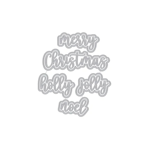 Christmas Words Fancy Die (D)