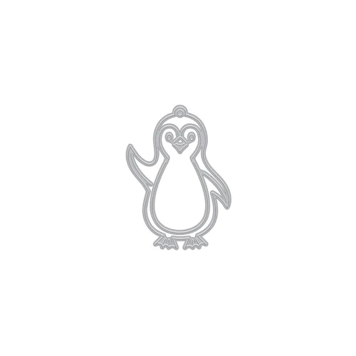 Small Penguin Tag Fancy Die (B)