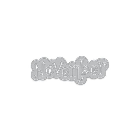 November Word Fancy Dies