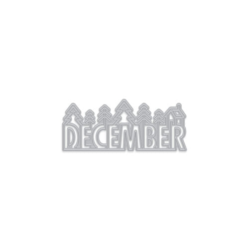 December Fancy Word Die